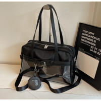 Bolsa de gimnasio para Fitness, bolso de hombro tipo bandolera portátil multifuncional para viajes al aire libre de gran capacidad, viaje de corta distancia - details 13