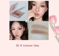 Paleta de Sombras de Ojos Terrosas de 3 Colores Brillo Mate Perla Gris Glimmer - details 5