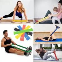 Bandas de resistencia deportivas para Yoga, varios colores, equipo de gimnasio, TPE, bandas elásticas para Fitness en casa, entrenamiento de fuerza para Pilates - details 1