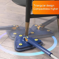 Mopa de Triángulo Ajustable de 360 Grados Limpiador de Ventanas de Microfibra Autogiratorio - details 10