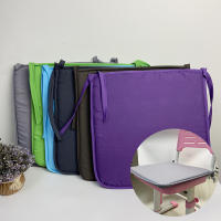 1Pc Candy Colors Cushion Garden Fabric Plain Square Cushion European Dining Chair Cushion Creative Sofa Fabric Cushion 40*40cm - details 4