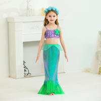 Disfraz de la Sirenita Ariel para niñas, vestido de verano para cosplay, ropa de fiesta de cumpleaños y Carnaval, traje de playa - details 2