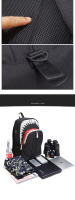 Mochila de Moda para Portátil USB con Luminosidad Nocturna en Forma de Tiburón Bolsa de Pecho para Estudiantes Mochila de Viaje para Adolescentes - details 8