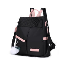 Mochila informal de tela Oxford, bolso escolar de viaje antirrobo, bolso de hombro bidireccional multifuncional - details 11