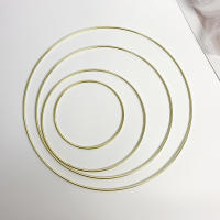 Flores Artificiales NUBECOM Circulo de Hierba de Metal Dorado de 10-40cm para Decoración de Boda y Baby Shower Producto Portátil - details 16