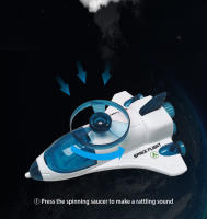 Lanzador de disco volador de cohete de aire astronauta, deportes al aire libre, juguetes para niños, eyección de avión, giroscopio luminoso, juguete deslizante, regalo para niños - details 6
