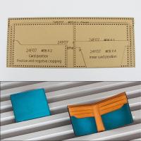 Juego de plantillas de cuero con patrón de billetera, herramienta de cuero, manualidades, fabricación de monedero de bolsillo, suministros de bricolaje - details 1