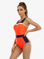 Bañador deportivo de una pieza para mujer, traje de baño para surfear, traje de baño para entrenamiento - details 2