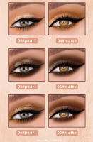 Barra de Sombra de Ojos Mate Perlada 2 en 1 Maquillaje de Ojos Nude Suave - details 8