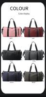 1 bolsa de deportes nueva, bolsa de fitness para natación con separación en seco y húmedo, bolso de viaje de gran capacidad para hombres y mujeres, bolsa de almacenamiento multifuncional para almacenamiento de zapatos independiente - details 14