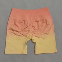 Nessaj-pantalones cortos de yoga sin costuras, shorts deportivos ajustados de cintura alta, elásticos, levantamiento de glúteos, para gimnasio, correr y entrenamiento - details 17