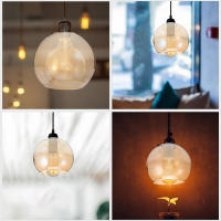 Reemplazo de pantalla de lámpara de globo de vidrio E27, cubierta de pantalla de lámpara de vidrio ámbar transparente E26, apertura de 43mm y 46mm para decoración de accesorios de iluminación - details 9