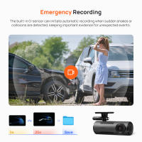 Versión Global 70mai Dash Cam M310 Resolución 1296P 130 ° FOV Control de Voz Inteligente Compatible con Vigilancia de Estacionamiento 24H Visión Nocturna 70mai M310 DVR para Auto - details 4