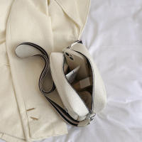 Bandolera de Color liso para mujer, bolso de hombro ancho con correa, cuadrado pequeño, Retro, informal, sencillo, 2023 - details 22