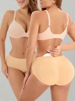 Bragas de mujer de elasticidad media, sin costuras, transpirables, lavables a máquina, cómodas, adecuadas para ropa informal, ropa interior de tallas grandes, diseño sin costuras, tejidos de gran elasticidad - details 3