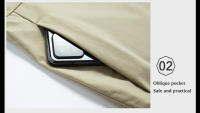 Pantalones Cortos Deportivos al Aire Libre LNGXO Secado Rápido Unisex con Bolsillos con Cremallera - details 4
