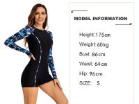 bañador mujer 2024 bañador manga larga mujer bañador deportivo natacion mujer surf - details 1