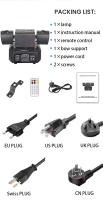 Luz de Fiesta DJ de 36W Haz de Luz Móvil con 2 Brazos en Forma de Lyre RGBW - details 5