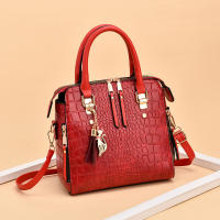 Bolso de mano Retro de piel sintética para mujer, bandolera de hombro con borla de diseñador, informal, de lujo - details 12