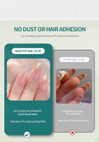 Nailpop Super Strong X Pegamento para uñas 6ml Hipoalergénico Secado rápido Fórmula sin daños con removedor instantáneo 30ml para uñas a presión - details 1