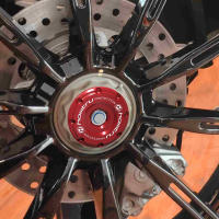Para Multistrada 1200 / 1260 / V4 2023 2010-2022 motocicleta eje delantero y trasero horquilla deslizadores de choque protección de rueda - details 3