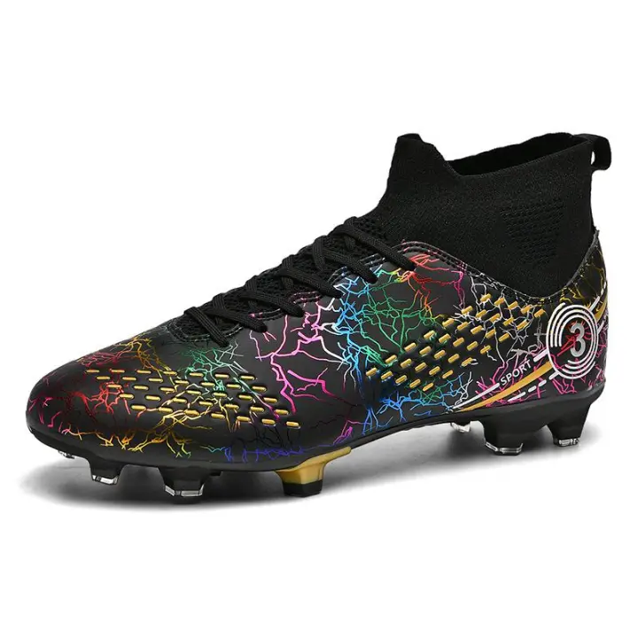Botas de fútbol profesionales para hombres y niños, botas de fútbol para césped, zapatos de entrenamiento deportivo de fútbol para niños - 1