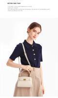 Bolso Cuadrado Pequeño a la Moda para Mujer, sencillo Bolso De Cuero De Vaca, Bo, 2023 - details 1