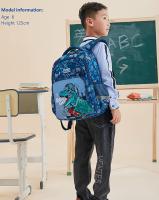 Conjunto de 3 mochilas escolares con dibujos de dinosaurios para niños y adolescentes, lonchera con estuche para lápices, Set de 3 unidades - details 12