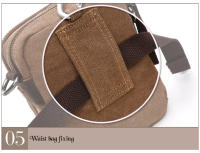 Bolso de lona de diseñador de marca para hombre, mini bandolera de hombro, Bolso de cintura informal de alta calidad, Bolso cuadrado pequeño - details 21