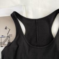 Top de Tanque Irregular para Mujer Verano Cuello Redondo, Sin Mangas, Camisola Básica Suelta - details 13