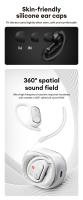 Nuevo Lenovo LP79 OWS Auriculares inalámbricos Bluetooth V5.4 Pantalla LED de alimentación Batería de larga duración Auriculares para juegos con cancelación de ruido Sonido envolvente Llamada HD Auriculares deportivos táctiles con micrófono Cordón - details 3