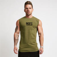 Camiseta de Boxeo Fitness para Hombres Diseño de Letras Sueltas Algodón Lavado en Máquina - details 7