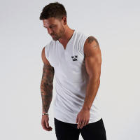 Summer Casual Fashion Print Vests Sleeveless Breathable Tank Tops Joggers Gym Fitness T-Shirt Male Basketball Training Singlets - details 7