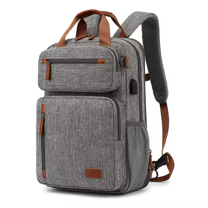 Mochila de Laptop para Hombres Casual 2023 Resistente al Agua y Antirrobo en Tela Oxford Mochila de Viaje para Negocios con Capacidad para Computadora de 15.6 Pulgadas - 1