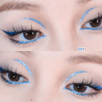 Bolígrafo de Ojos Aurora Líquida Azul Brillante Pigmento de Fosforescencia Impermeable Brillante - details 12