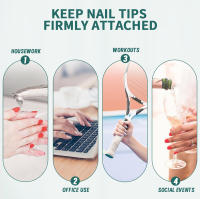 Nailpop Soft Nail Tips Gel EDICIÓN VERANO INVIERNO con Fórmula de Vitamina E para Uñas Postizas Fijación Fuerte y Uñas Hermosas 20g - details 6