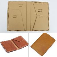 Plantilla de cuero para billetera, herramientas prácticas de cuero, bolsa de tarjetas, plantilla de papel - details 2