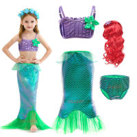 Disfraz de la Sirenita Ariel para niñas, vestido de verano para cosplay, ropa de fiesta de cumpleaños y Carnaval, traje de playa - details 1