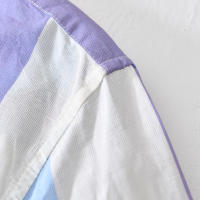 Camisa de cáñamo informal de moda con cuello vuelto de lino - details 5