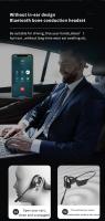 Auriculares Deportivos Bluetooth PARAMITA DG10 Conducción Húmeda de Hueso Real Control de Volumen Resistente al Agua IPX5 Para Ejercicios y Carreras - details 3