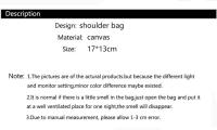 Riñonera informal de lona para mujer, para el pecho bolso cruzado, cinturón de viaje, deportivo, de hombro, a la moda - details 0