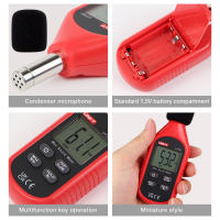 Mini medidor de sonido UT353, probador de decibelios de 30-130dB, medidor de ruido Digital, Detector de Audio, Monitor de nivel de sonido para el hogar Industrial - details 11
