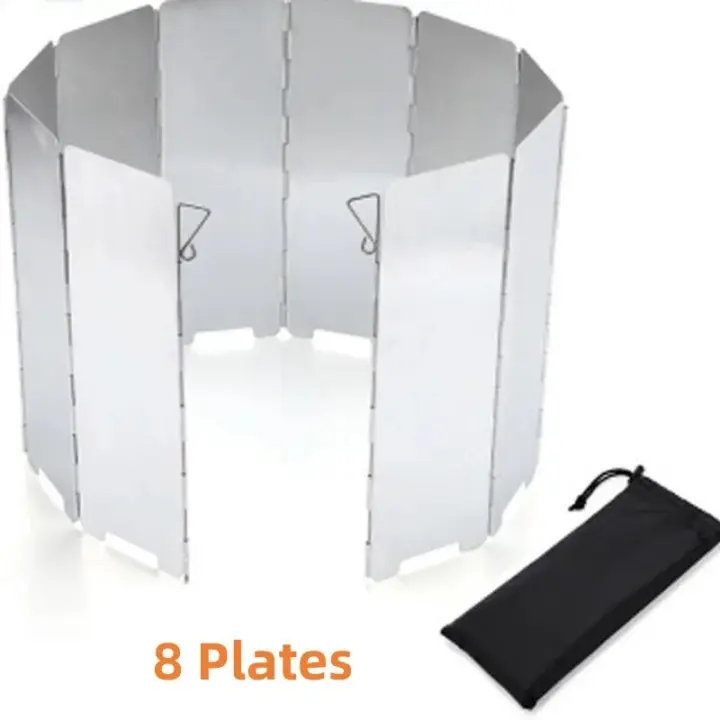 Viento de Horno Plegable de Aleación de Aluminio Ultra Ligero 8/10 Paneles - 1