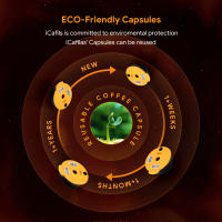 ICafilas-cápsulas de café reutilizables para máquina BOSCH Tassimo, filtro rellenable, tapa de 180ML/200ML - details 1
