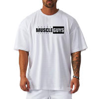 New Men Oversized T-shirt Gym Fitness Loose Comfortable T Shirt Summer Breathable Short Sleeves Mesh Quick Dry Workout Shirts - details 8