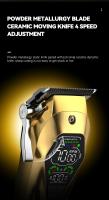 Kemei-cortadora de pelo eléctrica profesional para hombre, Kit de corte de pelo inalámbrico, recargable, 7000RPM - details 1