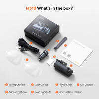 Versión Global 70mai Dash Cam M310 Resolución 1296P 130 ° FOV Control de Voz Inteligente Compatible con Vigilancia de Estacionamiento 24H Visión Nocturna 70mai M310 DVR para Auto - details 14