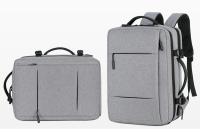 Mochila de viaje clásica para hombre, morral de negocios expandible con USB, bolsa de gran capacidad para ordenador portátil, impermeable, a la moda - details 13