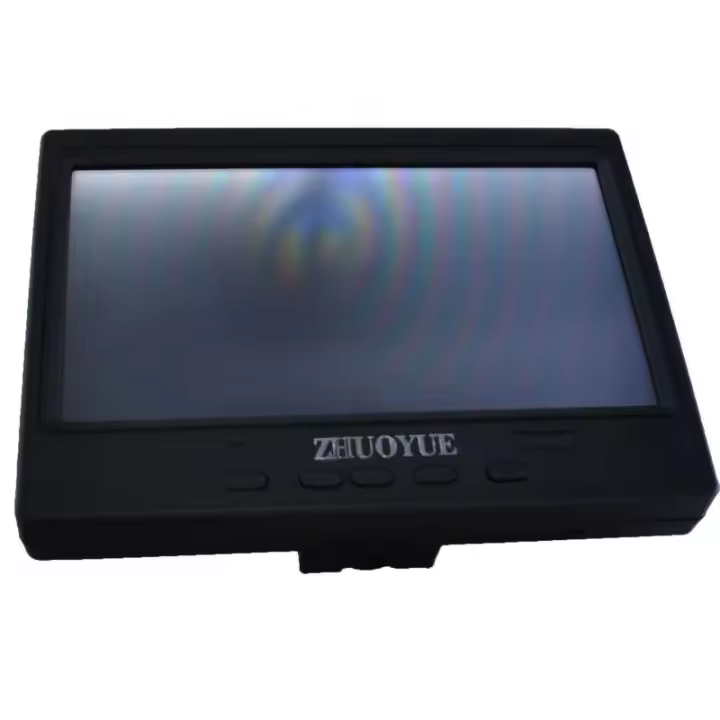 Nueva pantalla táctil TFT LED D-sub de 7" con entrada HDMI, VGA, AV, USB y pantalla táctil resistiva para automóvil, monitor HD con ventosa de vidrio en la parte inferior. - 1