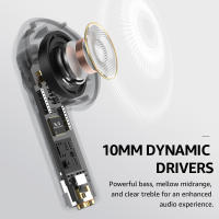 Auriculares inalámbricos originales TOZO E2 True In-Ear Bluetooth 5,3 auriculares 8,5 H tiempo de reproducción auriculares resistentes al agua con micrófono - details 5